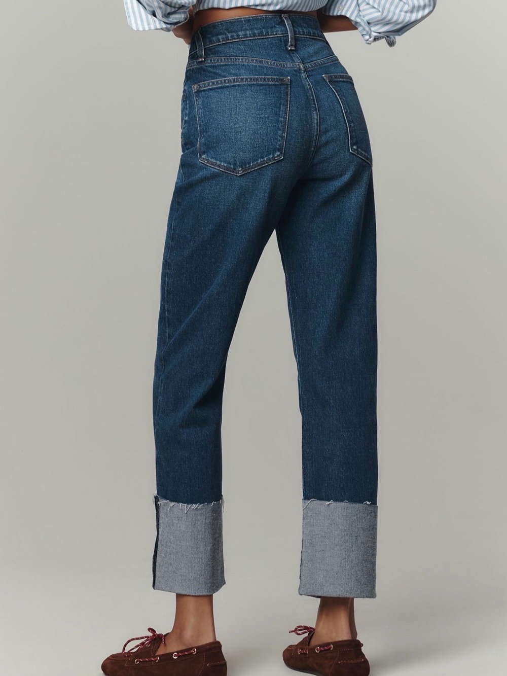 Joe’s Jeans Women's Dark Blue High-Rise Straight Jeans- Size 31 - Picture 4 of 6